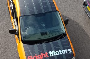 bright motors caddy van wrap roof